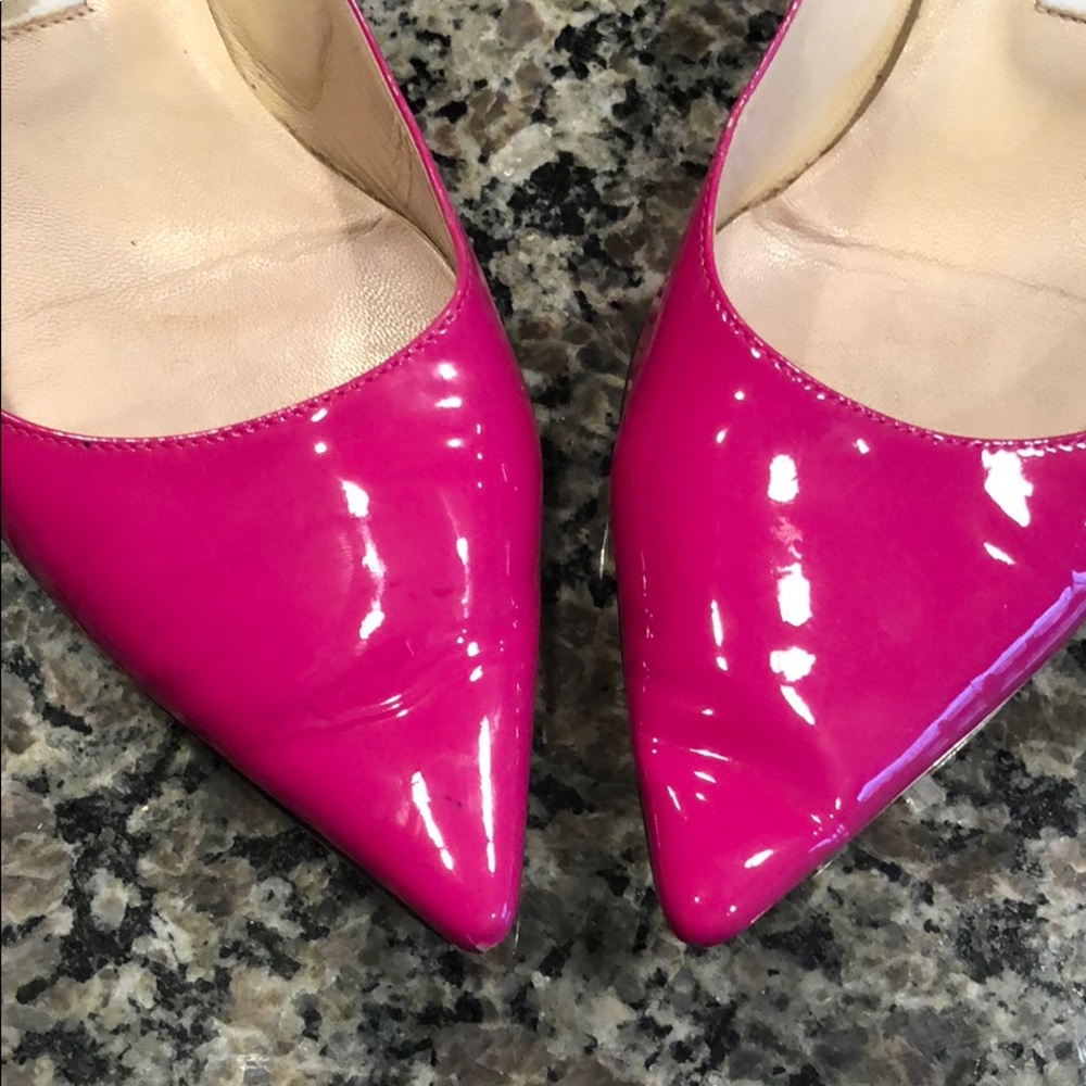 Women's Pink Jimmy Choo Shoes - Heels Sz.36.5 - Picture 8 of 8